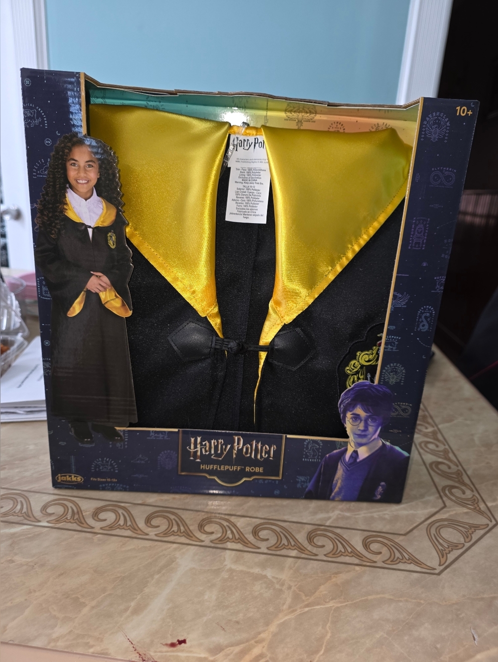 Hufflepuff Kids Costume Robe in Yellow and Black